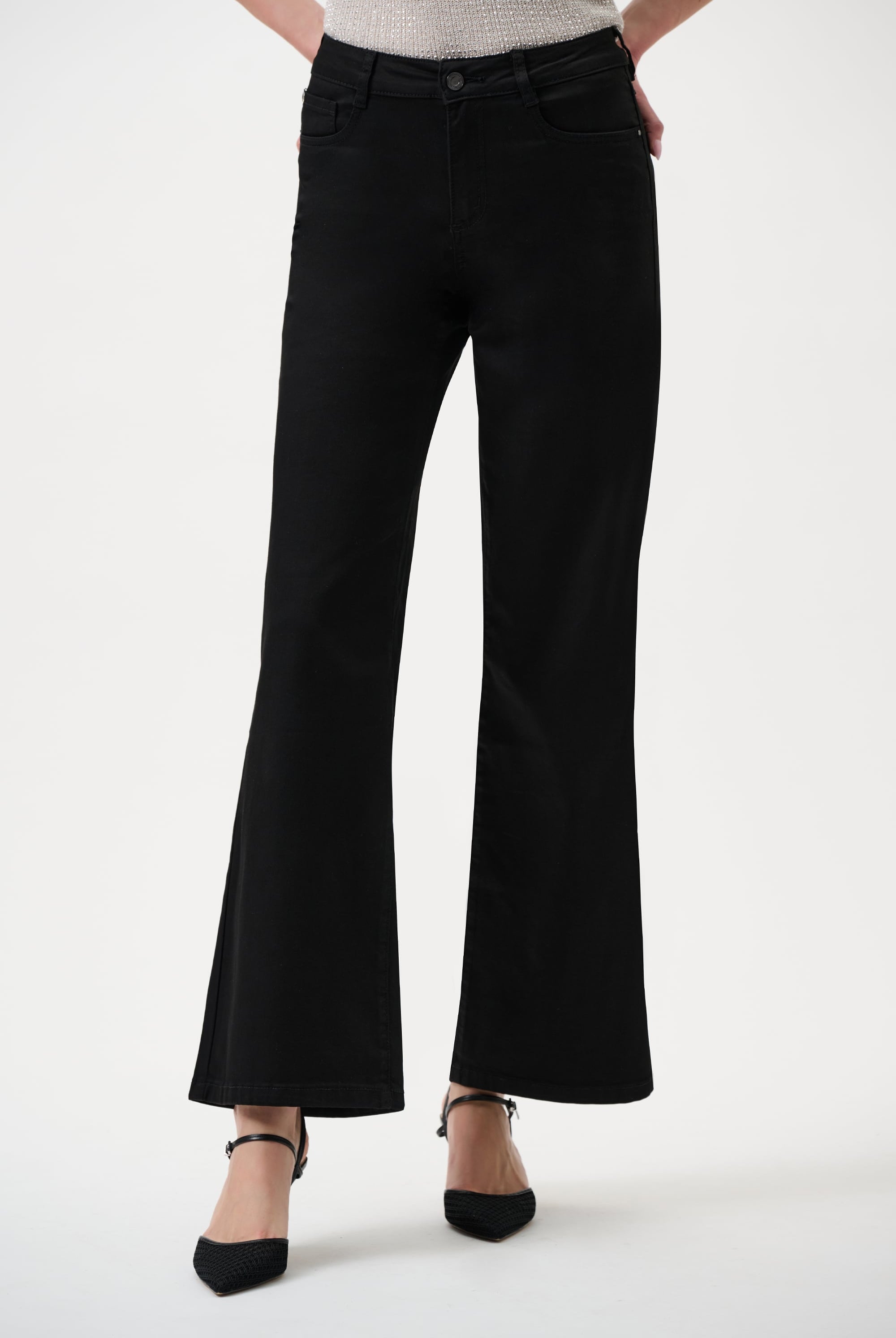 Goldie | Classic Wide-Leg Stretch Jeans