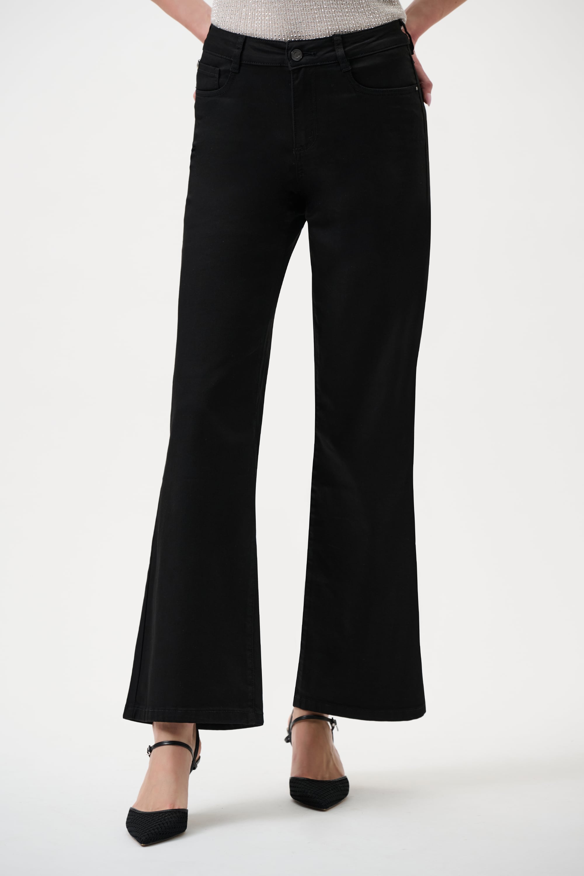 Goldie | Classic Wide-Leg Stretch Jeans