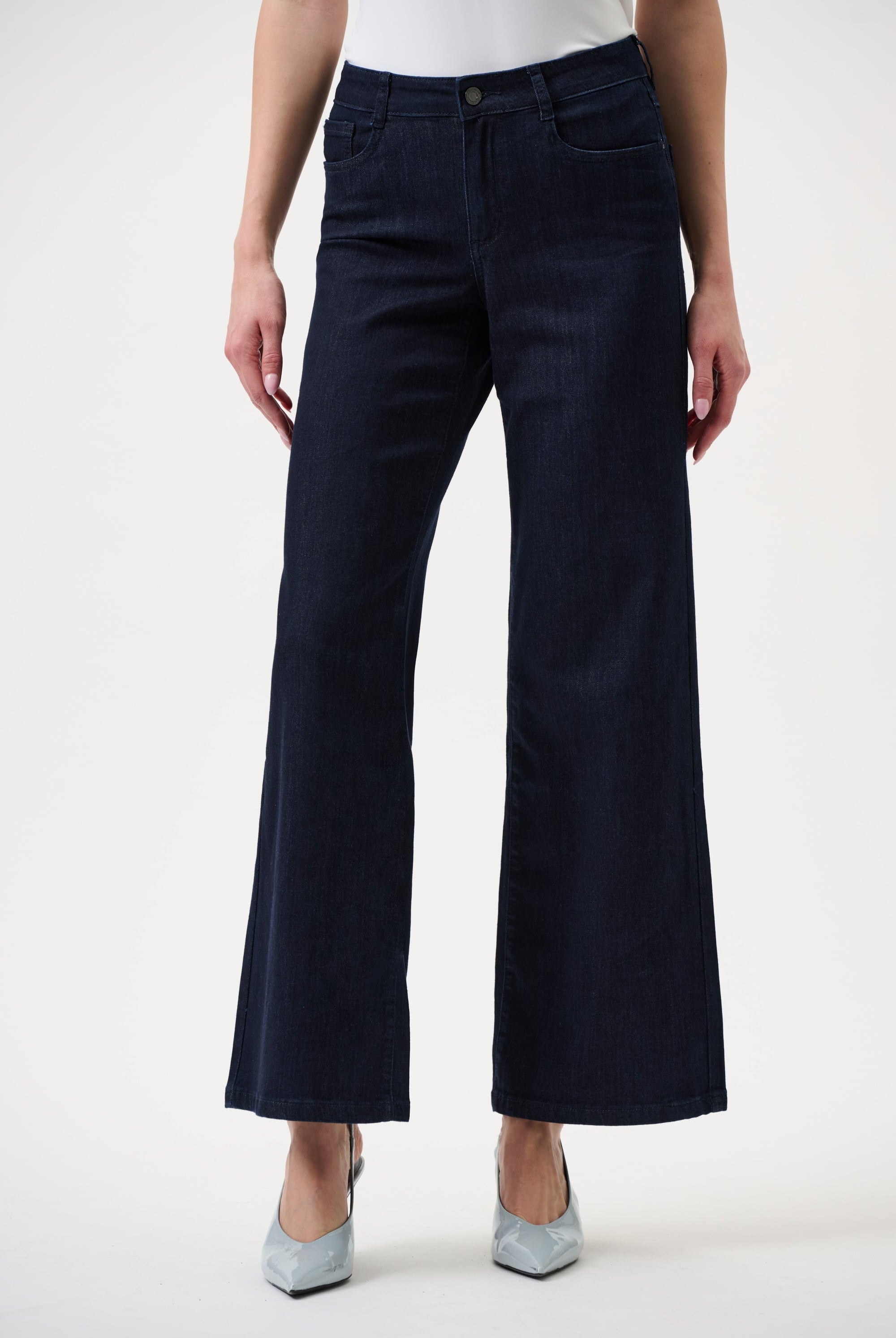 Goldie | Classic Wide-Leg Stretch Jeans