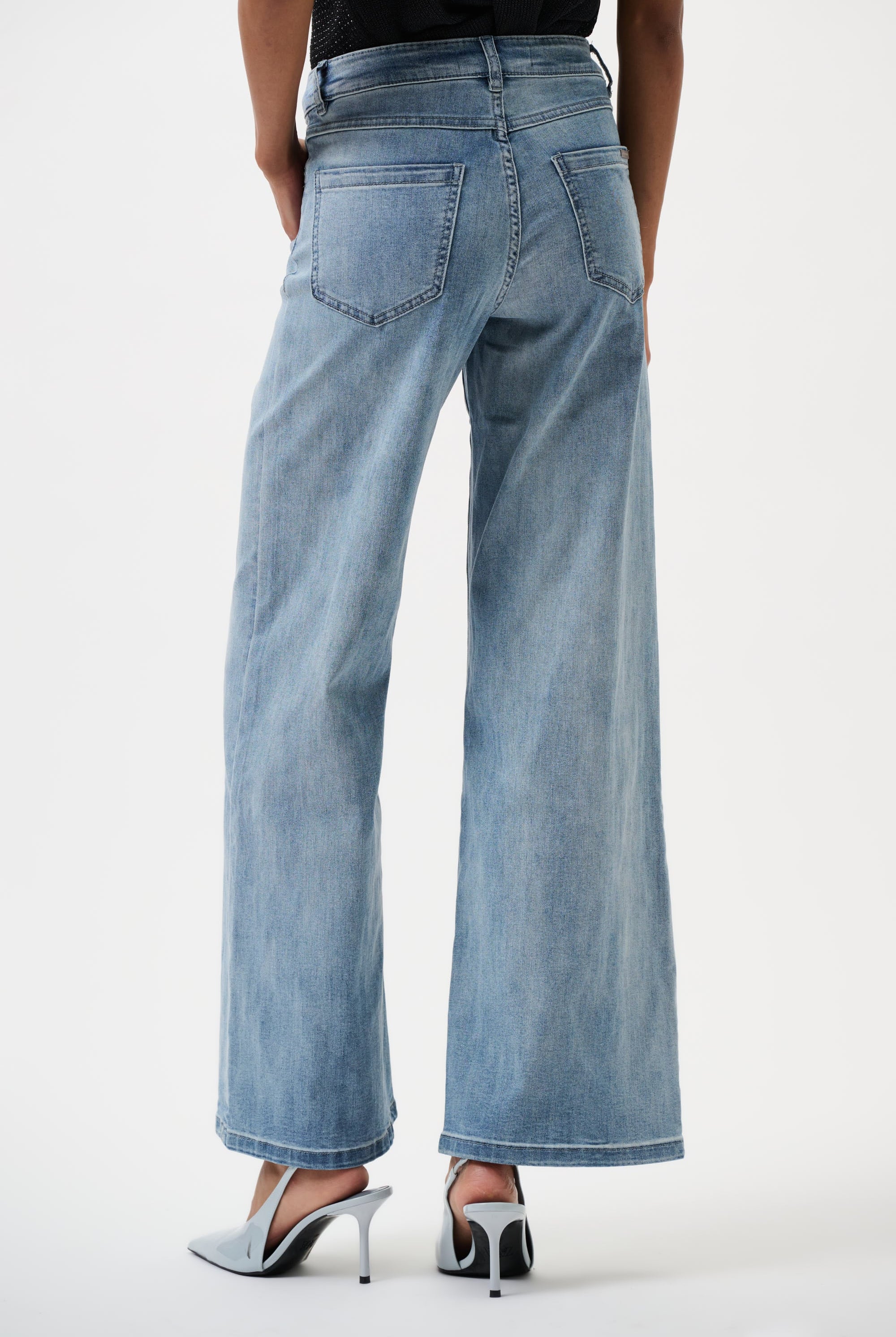 Goldie | Classic Wide-Leg Stretch Jeans