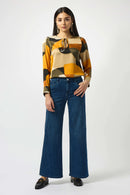 Joseph Ribkoff Goldie | Classic Wide-Leg Stretch Jeans -251968