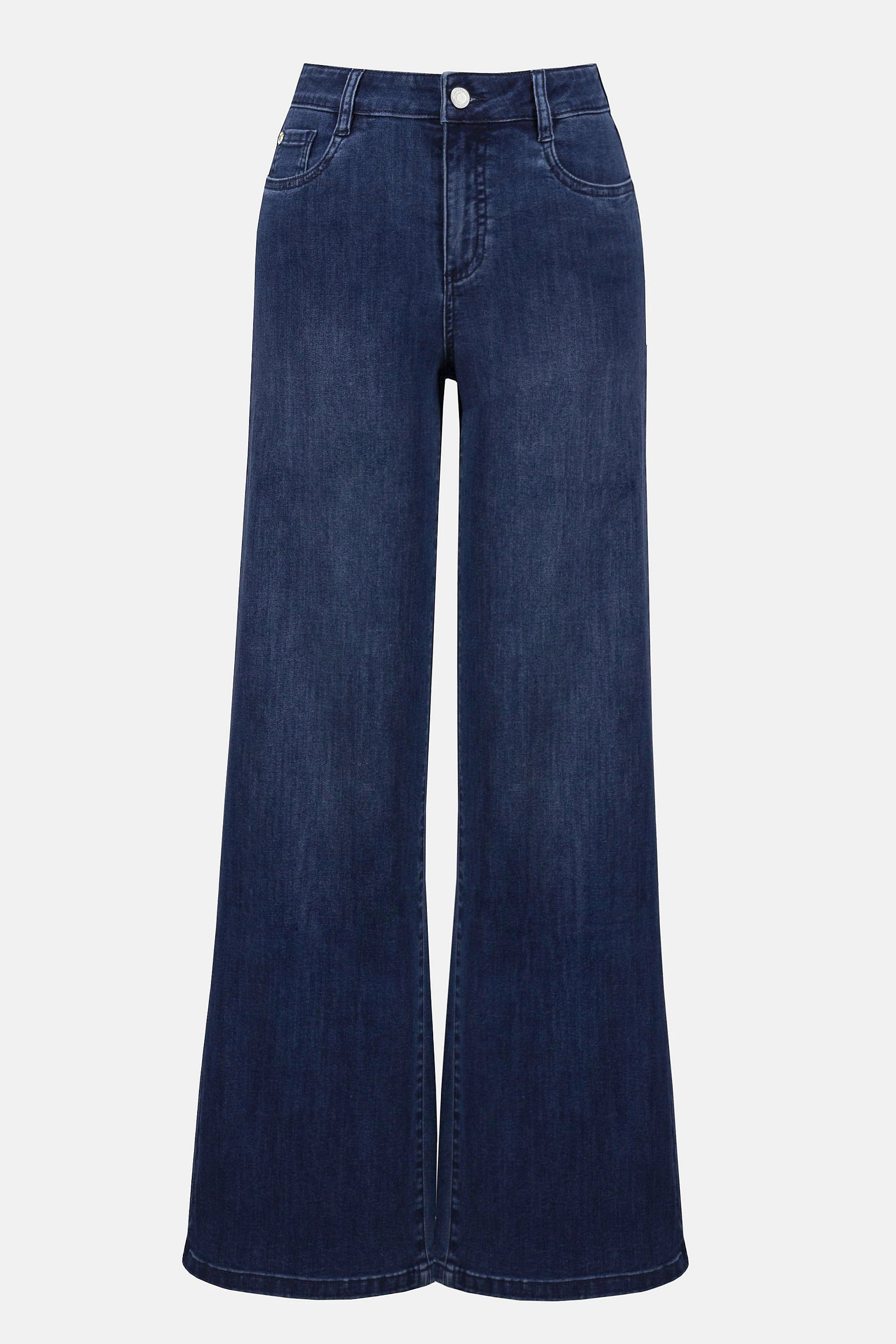 Joseph Ribkoff Goldie | Classic Wide-Leg Stretch Jeans -251968