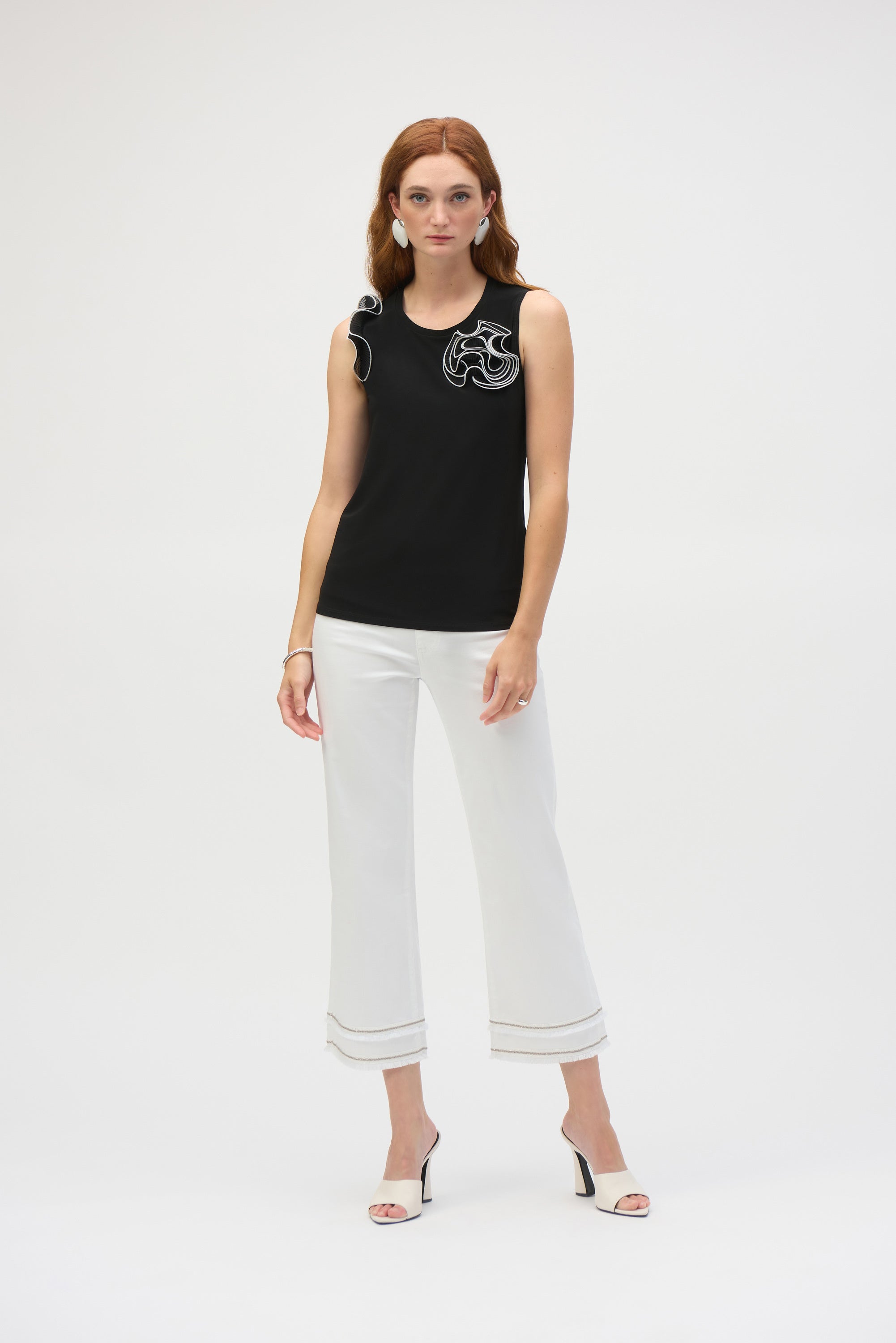 Silky Knit  Fitted Top-252075