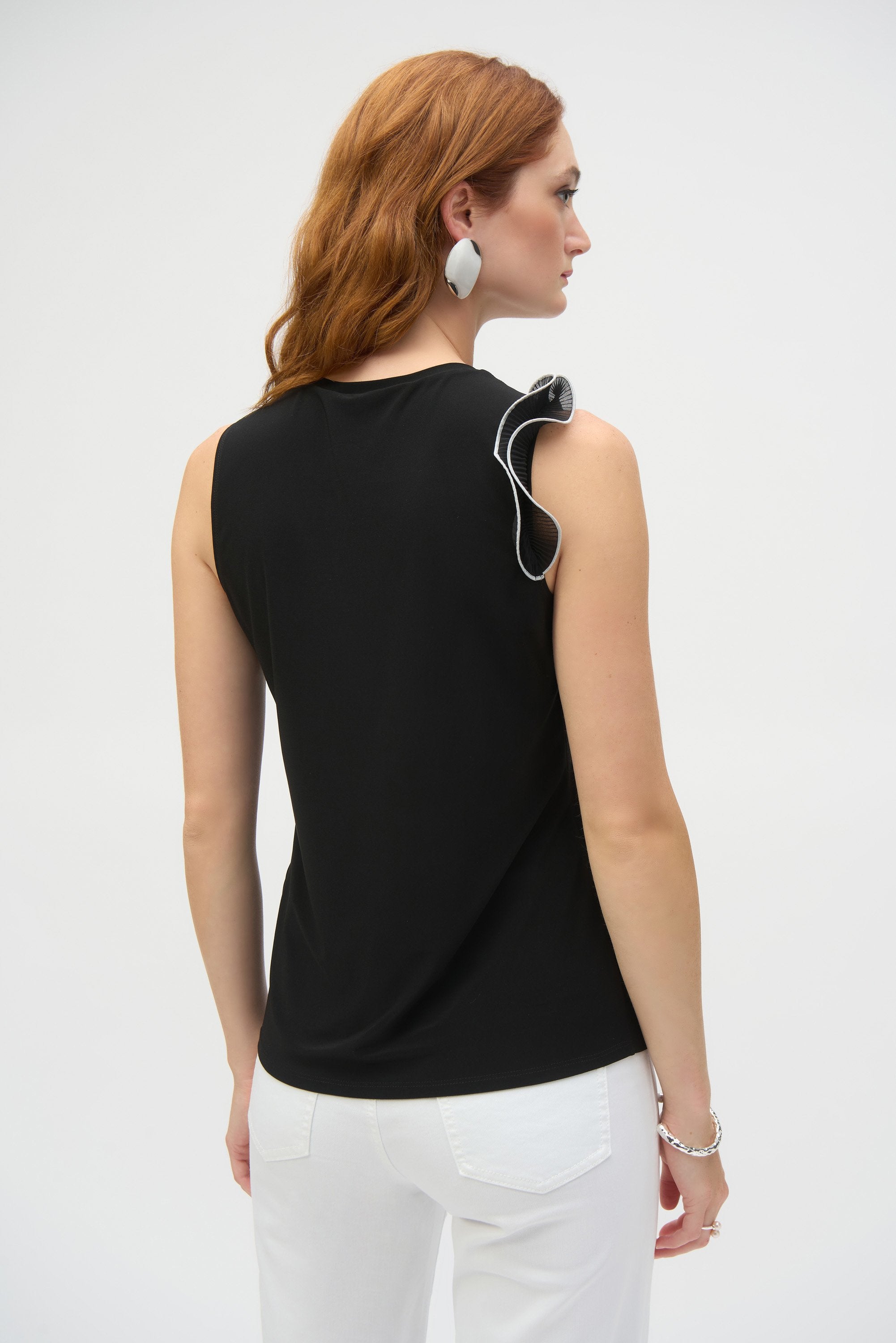 Silky Knit  Fitted Top-252075