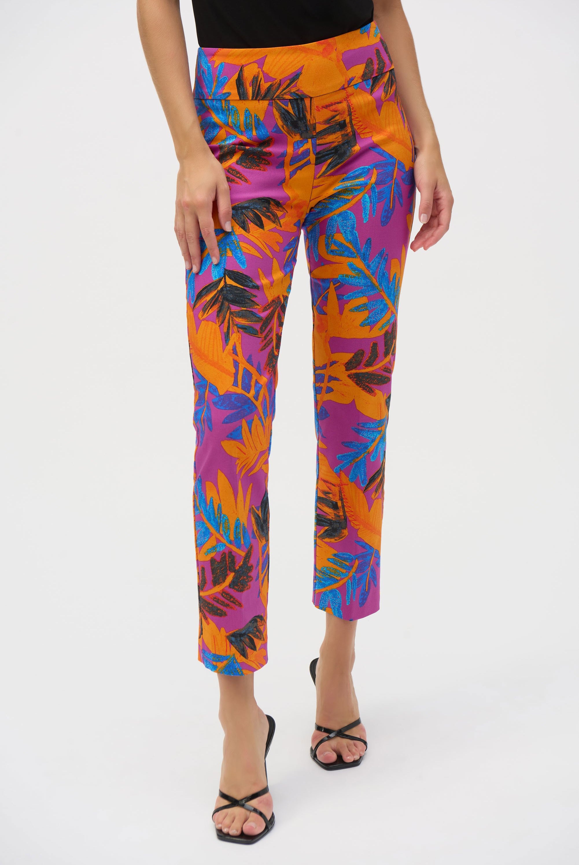 Millennium Tropical Print Straight Leg Pants JR | Unique Apparel USA