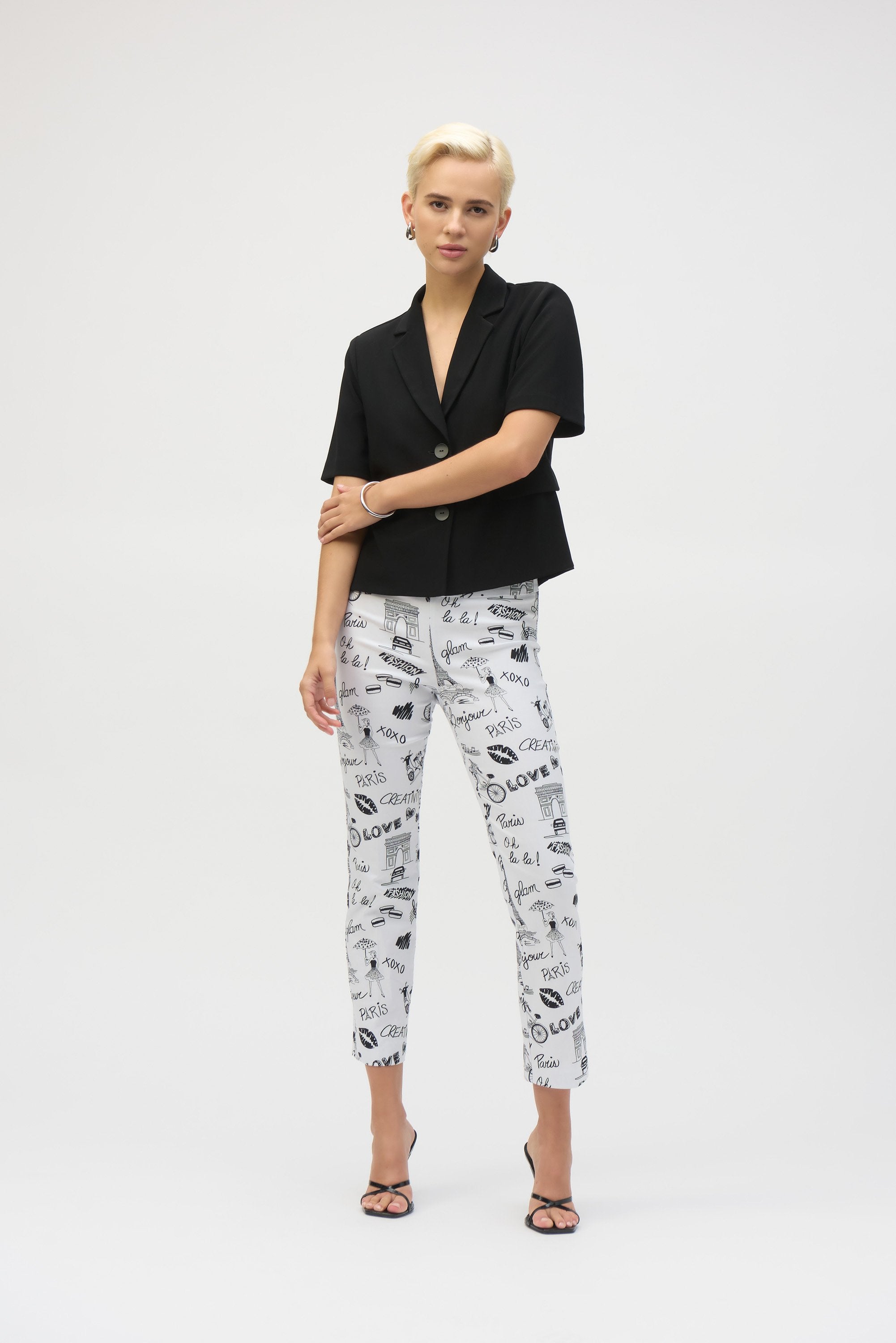 Millennium Print Straight Leg Pants 252233