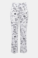 Millennium Print Straight Leg Pants 252233