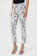 Millennium Print Straight Leg Pants 252233