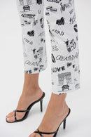 Millennium Print Straight Leg Pants 252233