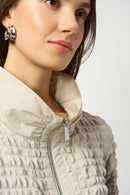 Joseph Ribkoff Bubble Jacquard A-Line Top-253070