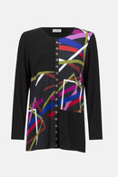 Joseph Ribkoff Silky Knit Geometric  Straight Tunic-253172