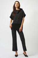 Joseph Ribkoff Jacquard Checkered Tunic-253234