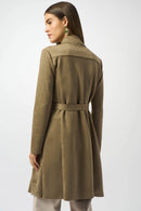 Joseph Ribkoff Scuba Suede Straight Coat-253252