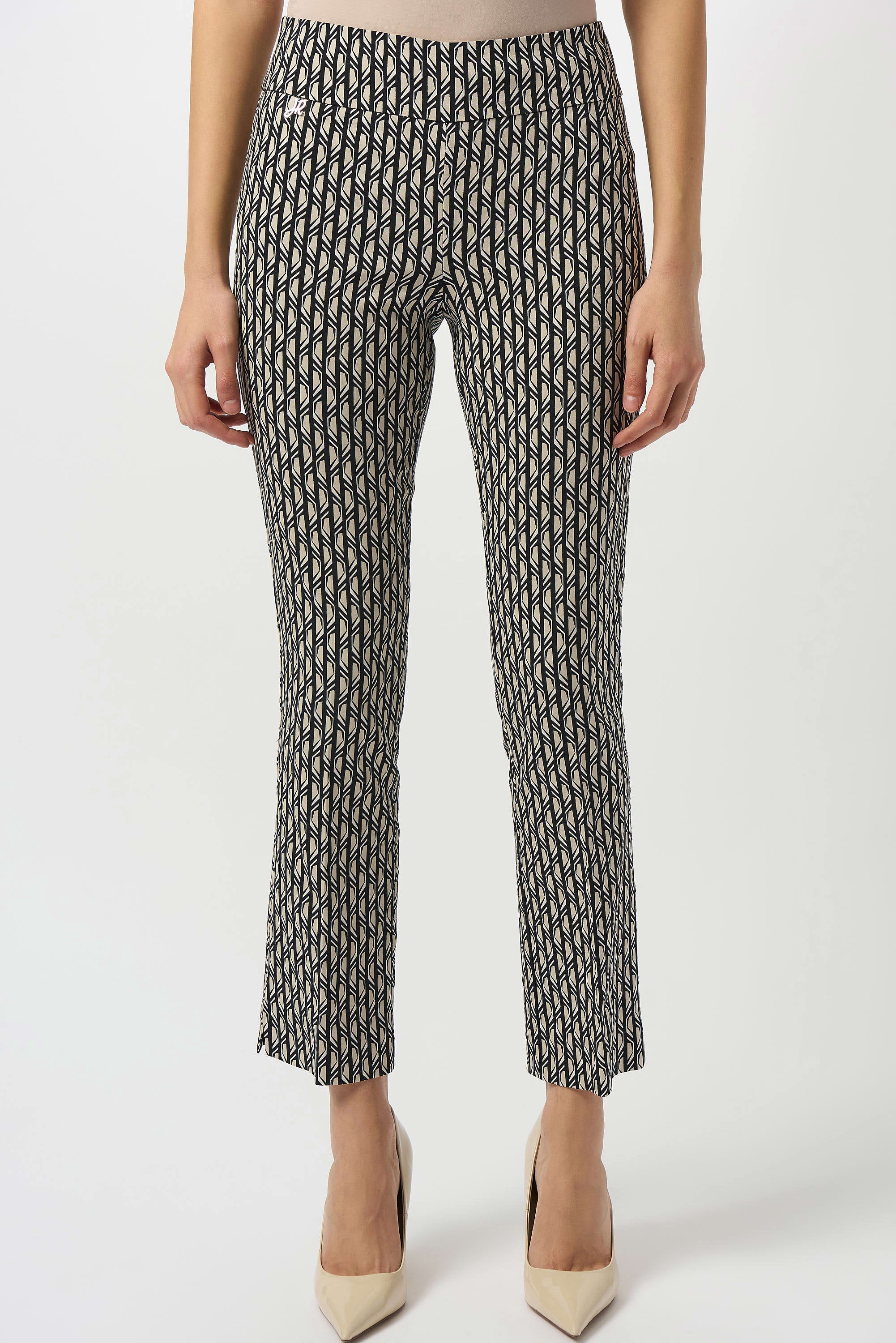 Joseph Ribkoff Millennium Print Straight Leg Pull-On Pants-253268