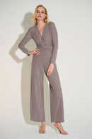 Joseph Ribkoff  Signature Novelty Knit Wide Leg Jumpsuit-253793