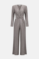 Joseph Ribkoff  Signature Novelty Knit Wide Leg Jumpsuit-253793