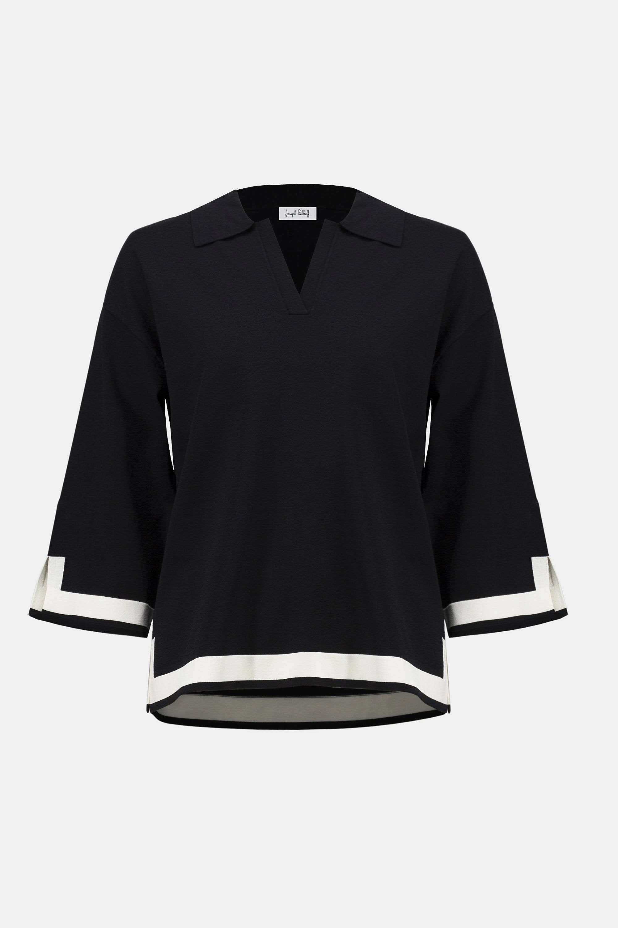 Joseph Ribkoff Sweater Knit Colour Block Top-253909