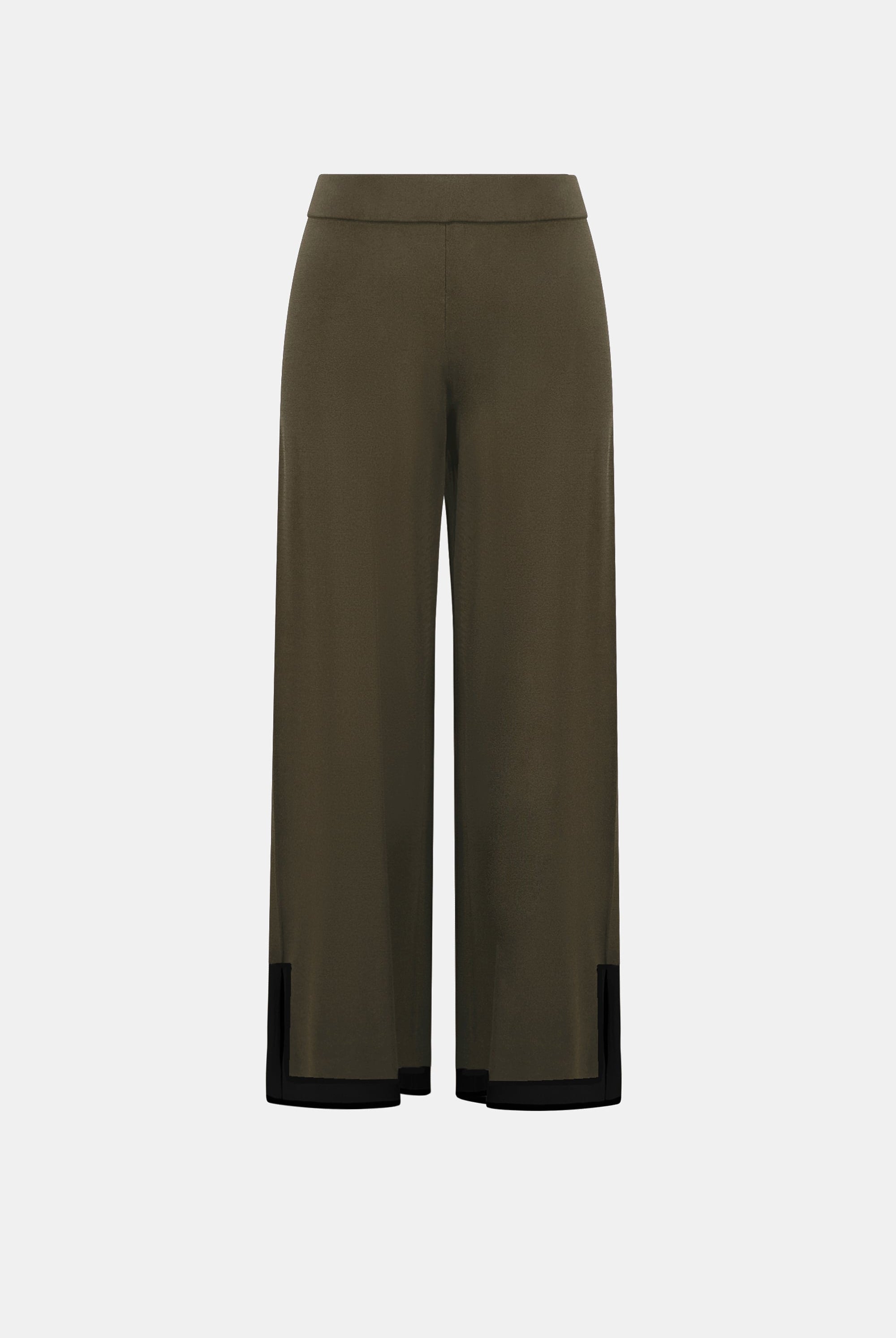 Sweater Knit Colour Block Culotte Pants