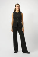 Joseph Ribkoff Heavy Knit Wide Leg Pull-On Pants-2539190