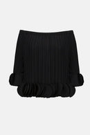 Joseph Ribkoff Georgette Off Shoulder Pleated Top-253939