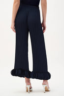 Joseph Ribkoff Georgette Wide Leg Pleated Pants-253940S