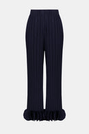 Joseph Ribkoff Georgette Wide Leg Pleated Pants-253940S26