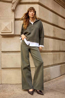 Goldie | Classic Wide-Leg Stretch Denim Jeans-253950