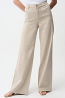 Goldie | Classic Wide-Leg Stretch Denim Jeans-253950
