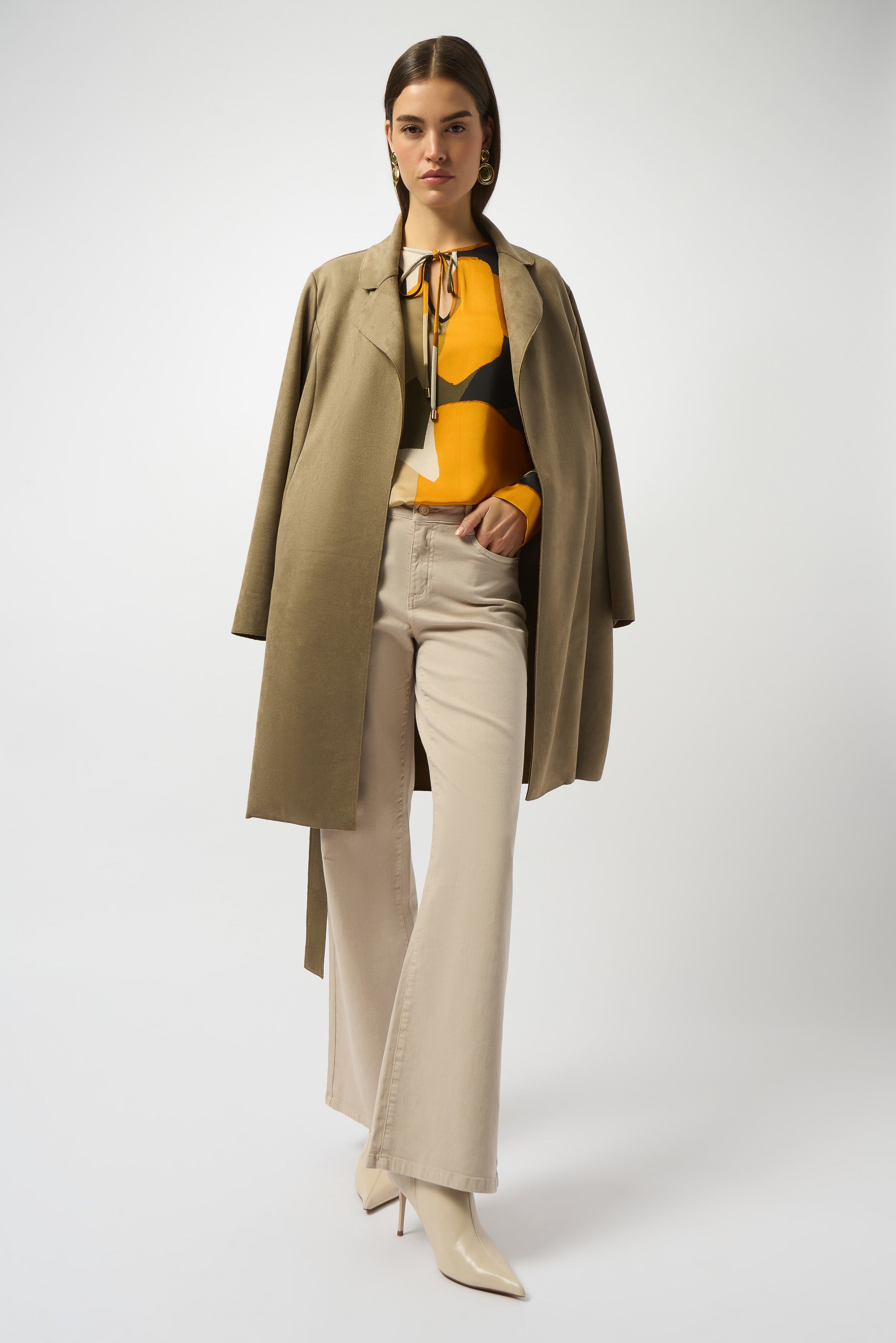 Goldie | Classic Wide-Leg Stretch Denim Jeans-261989