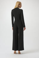 Joseph Ribkoff Silky Knit Wide-Leg Jumpsuit-254013