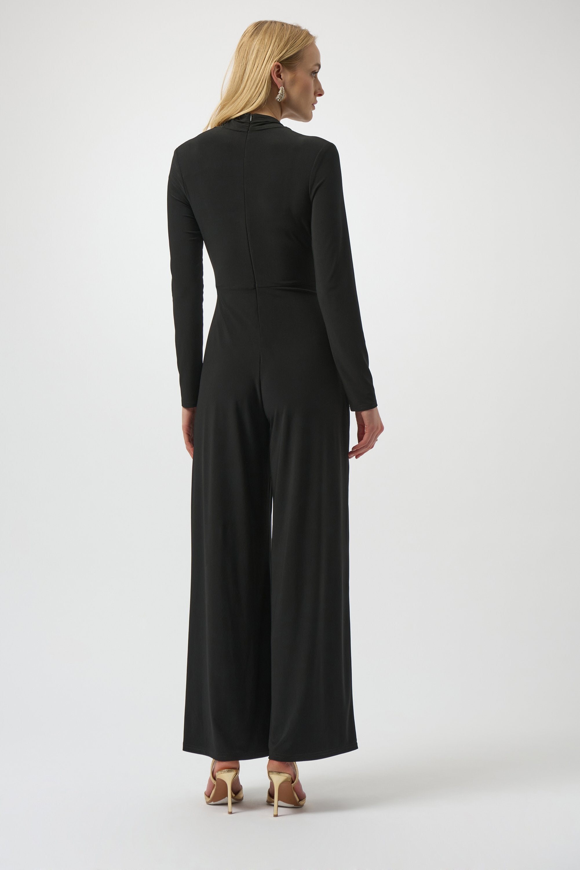 Joseph Ribkoff Silky Knit Wide-Leg Jumpsuit-254013
