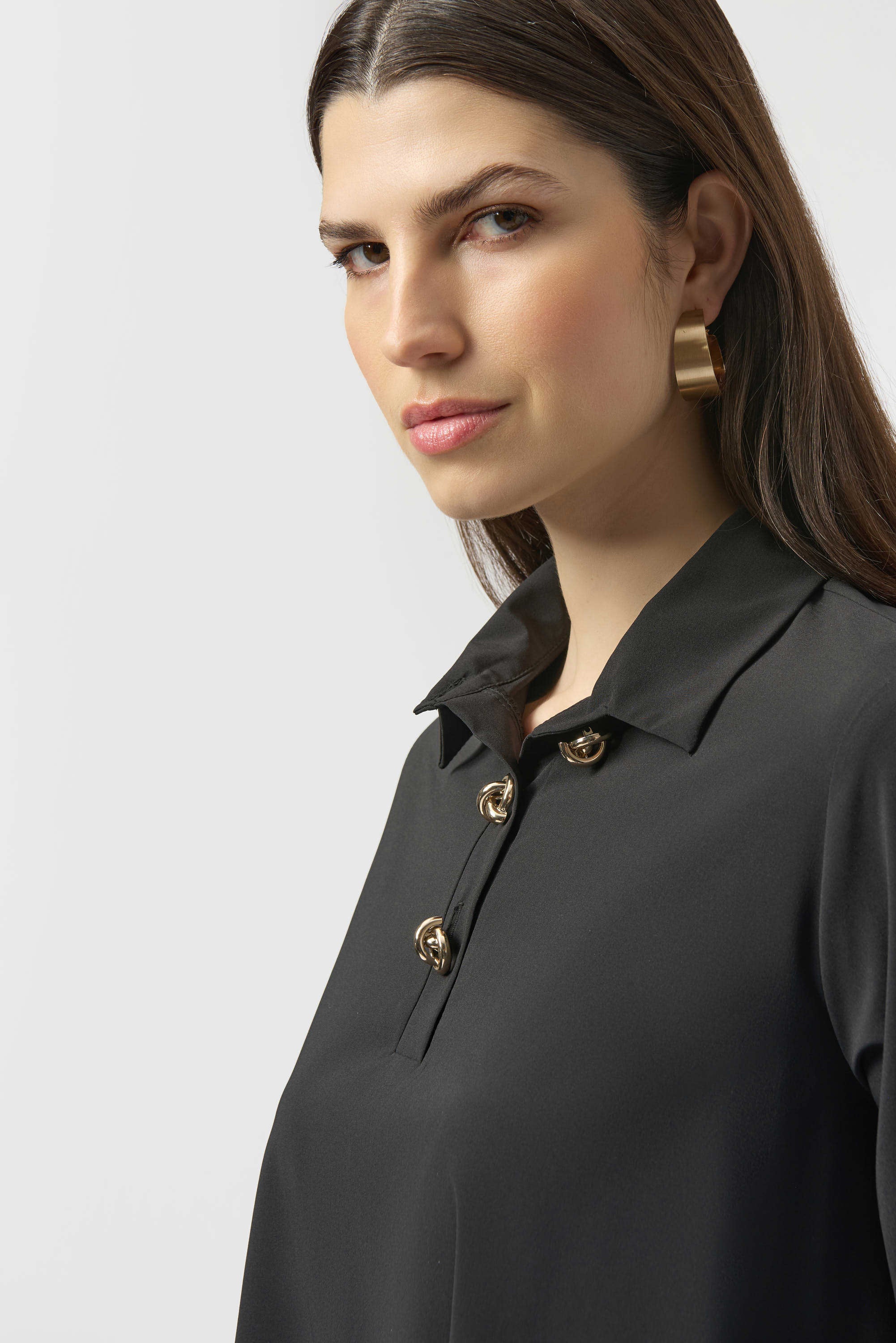 Joseph Ribkoff Stretch High-Low Flared Tunic-254066