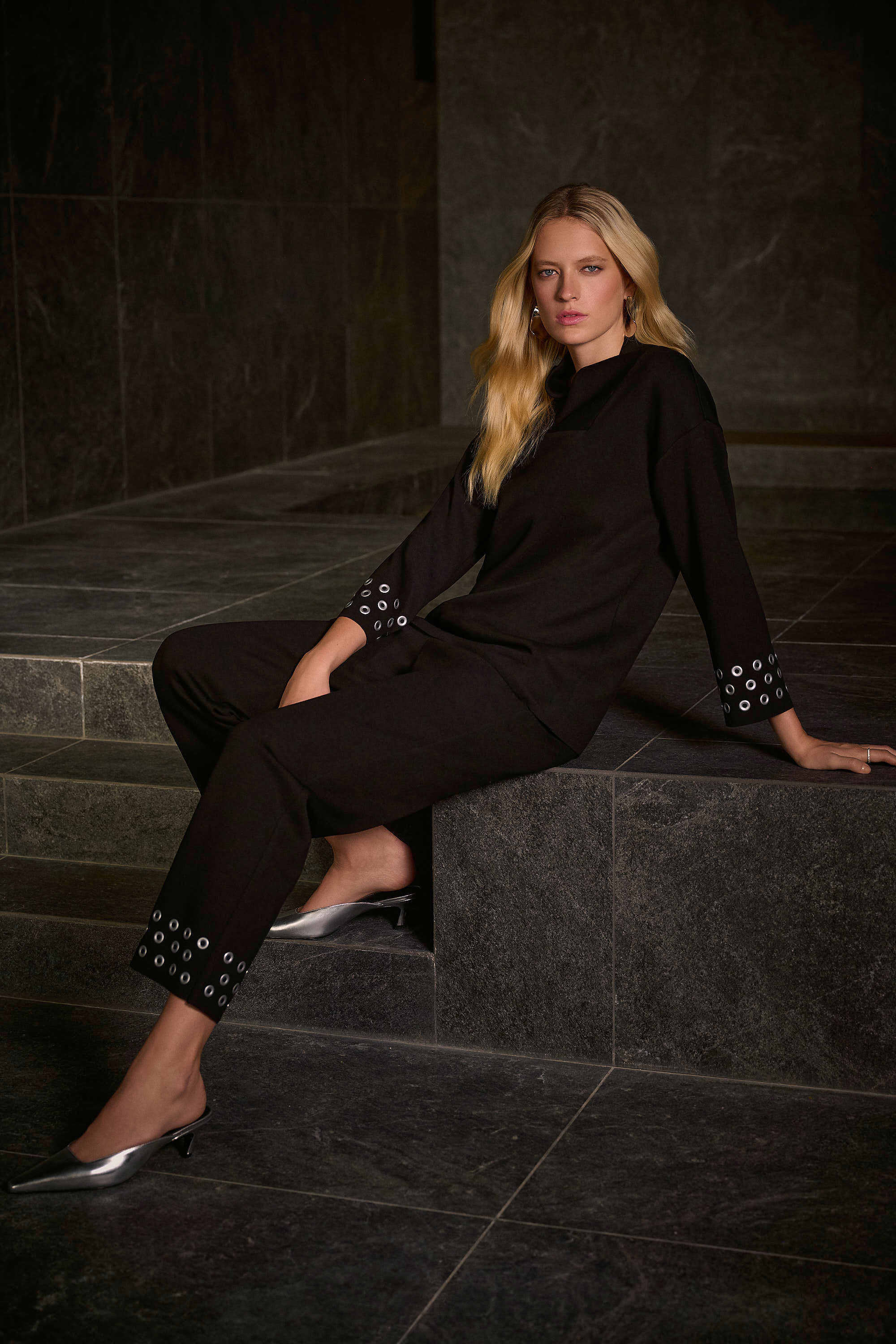 Jospeh Ribkoff Scuba Jersey Straight Leg Pull-On Pants-254094