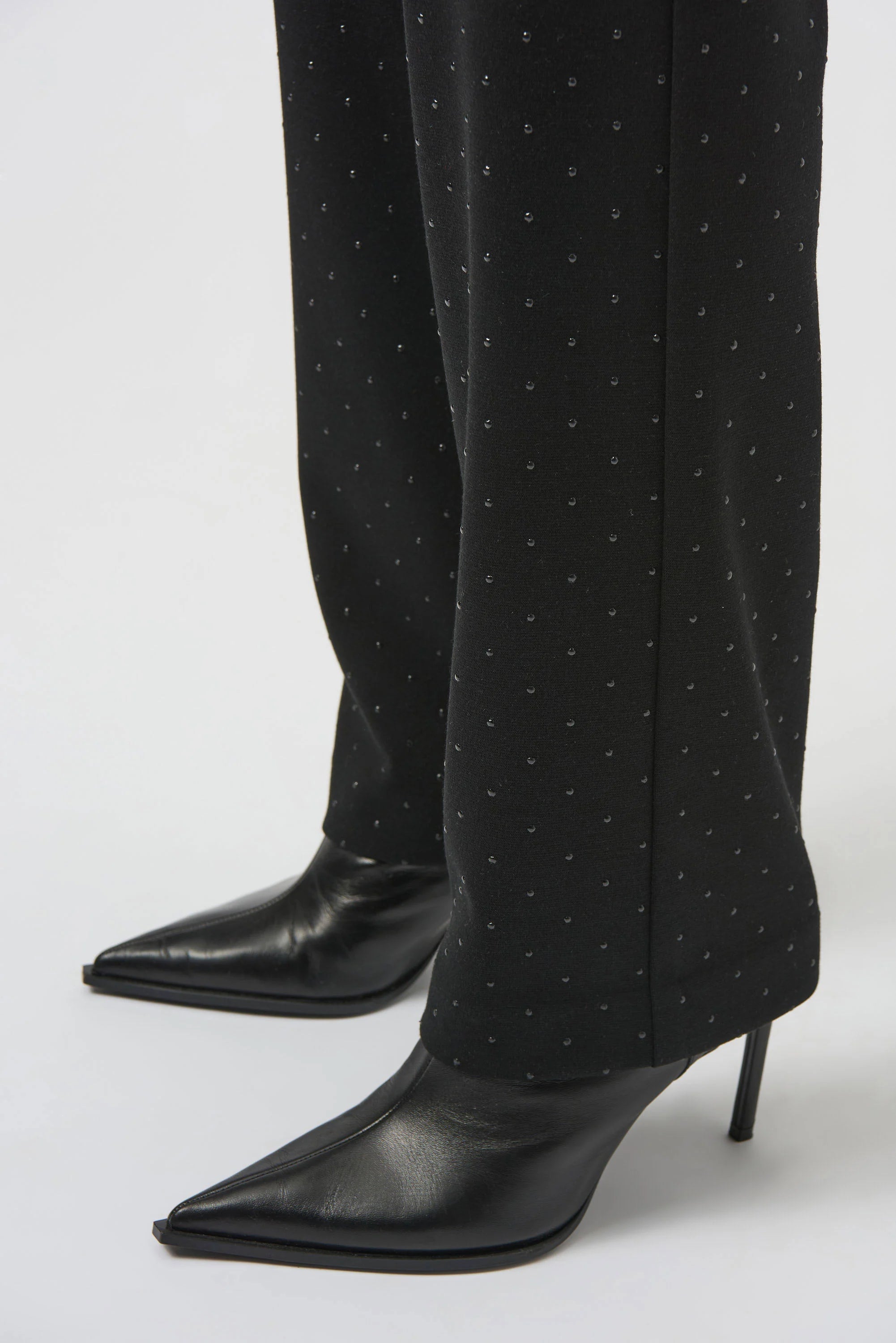 Joseph Ribkoff Heavy Knit Dew Drop Straight Leg Pants-254106