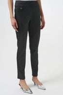 Joseph Ribkoff Foiled Heavy Knit Slim Fit Pants-254143