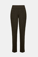 Joseph Ribkoff Foiled Heavy Knit Slim Fit Pants-254143