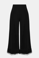 Joseph Ribkoff Silky Knit Culotte with Fringe Hem-254147