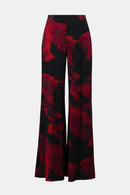 Joseph Ribkoff Silky Knit Abstract Print Wide Leg Pants-254198