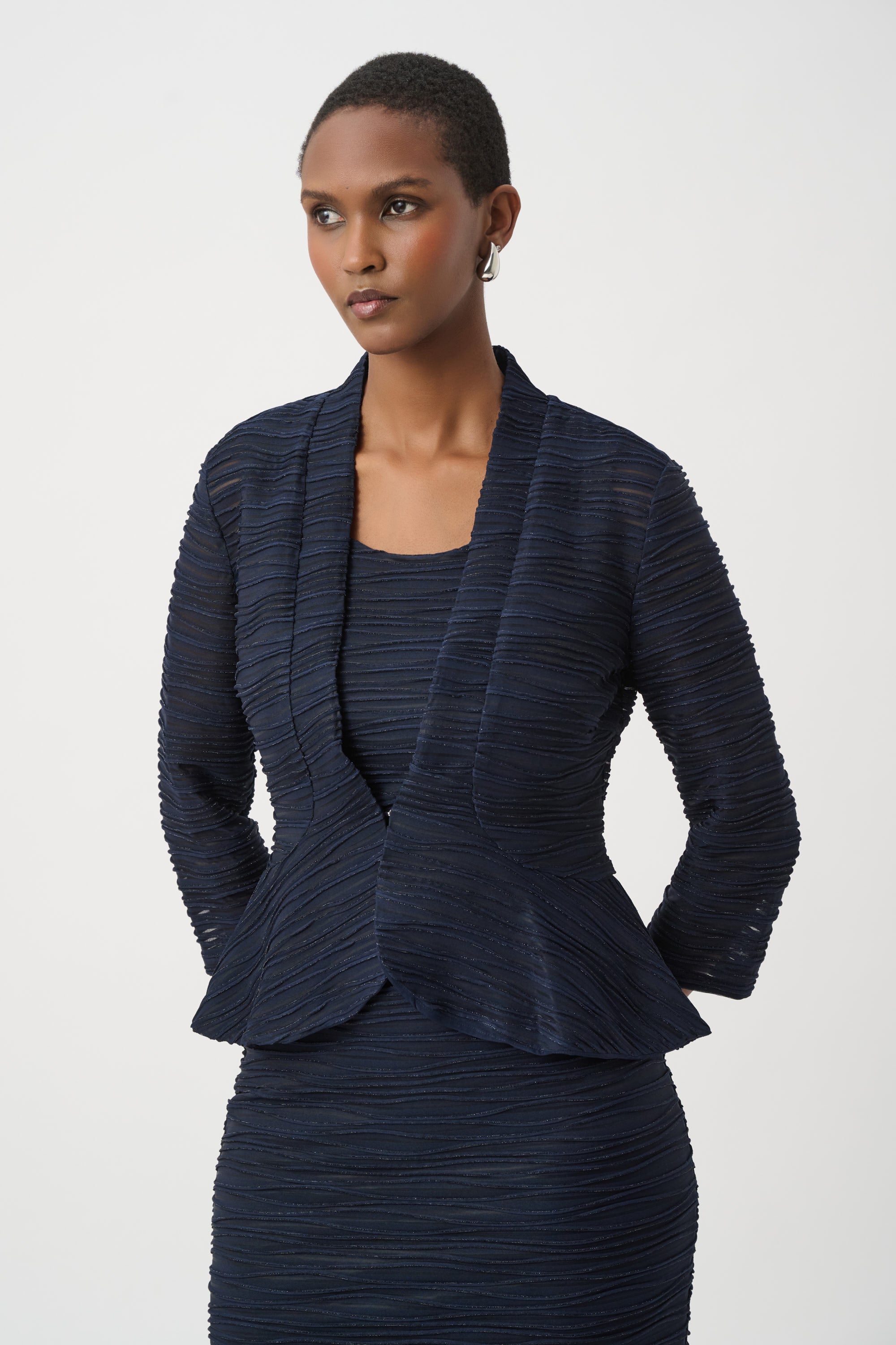 Signature | Lurex Cascade Knit Cover Up and Cami Set