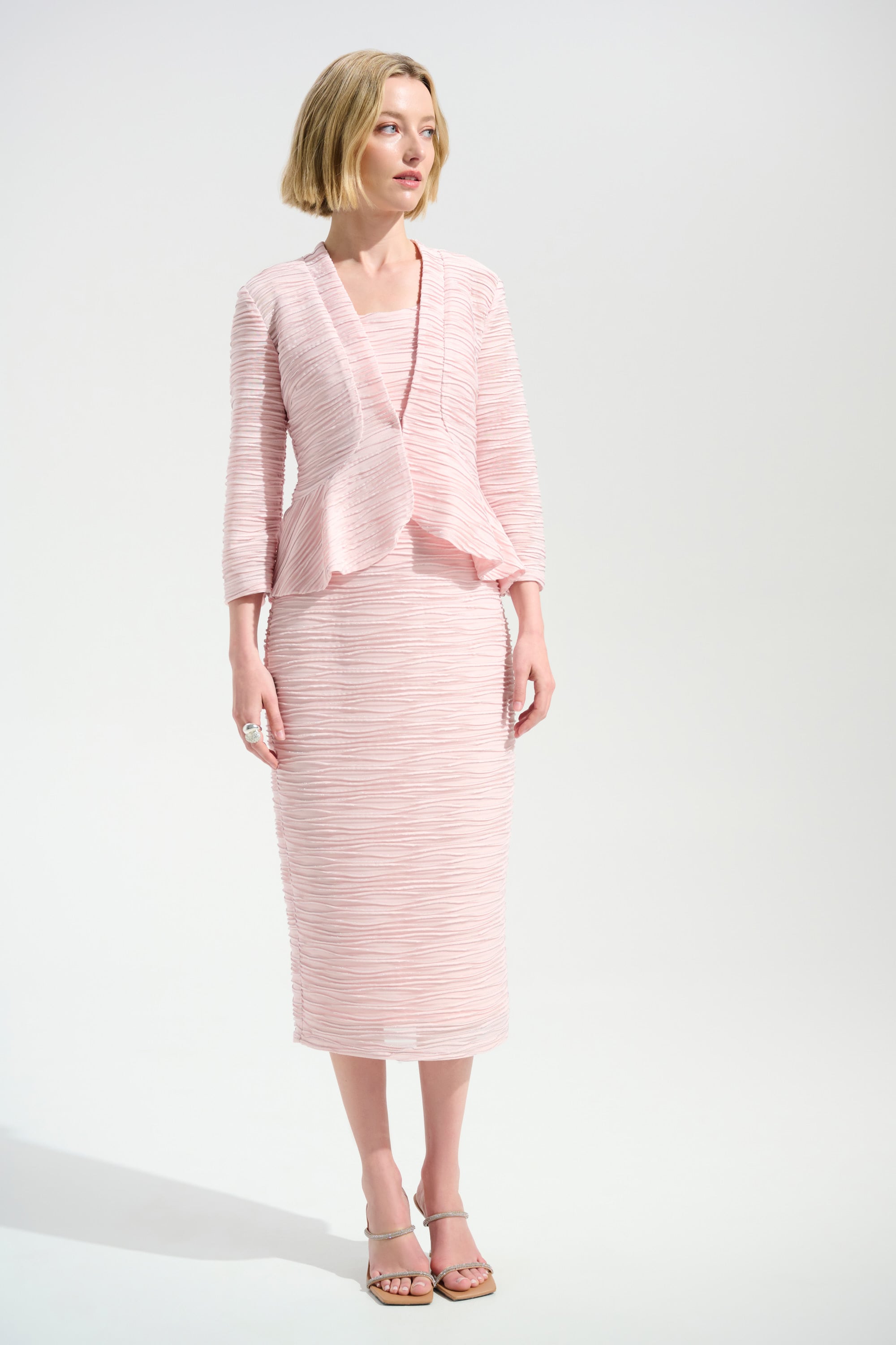 Signature | Lurex Cascade Knit Cover Up and Cami Set