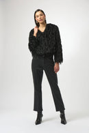 Joseph Ribkoff Classic Straight Leg Jeans with Studded Seams-254916