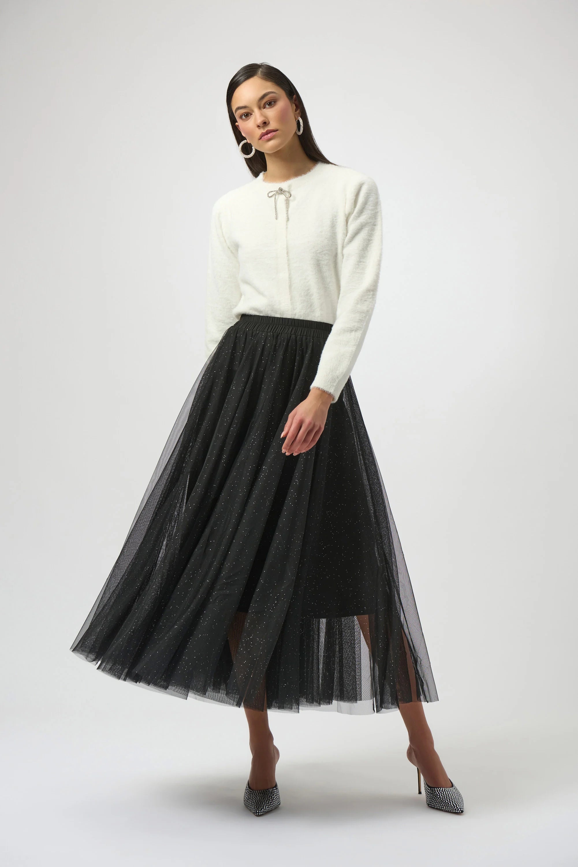 Joseph Ribkoff Tulle Flared Skirt-254927
