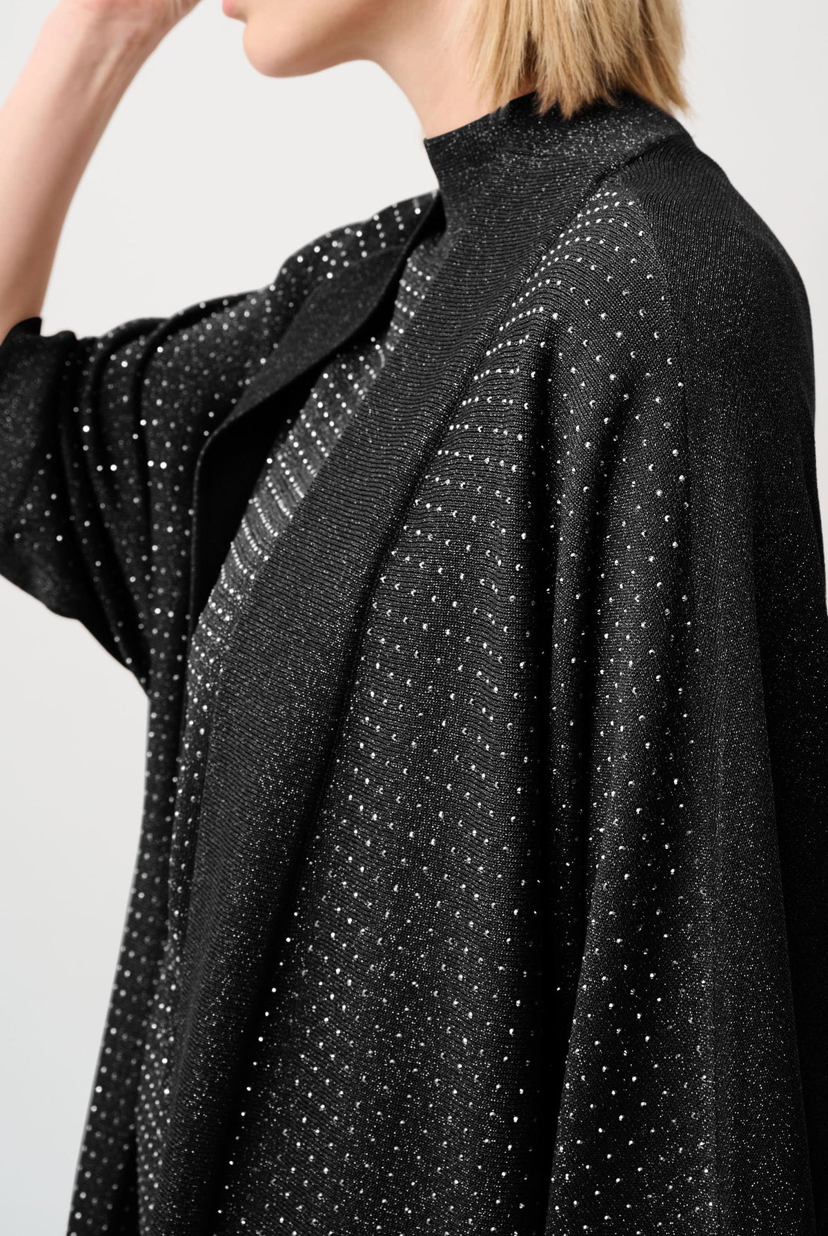 Joseph Ribkoff Embellished Sparkly Long Cardigan 254937F26, view 4