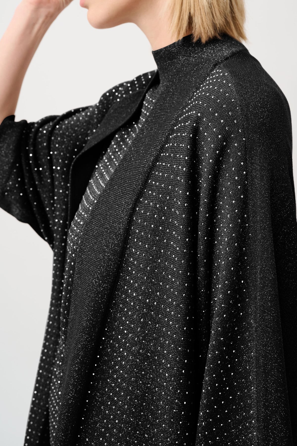 Joseph Ribkoff Embellished Sparkly Long Cardigan 254937F26, view 4