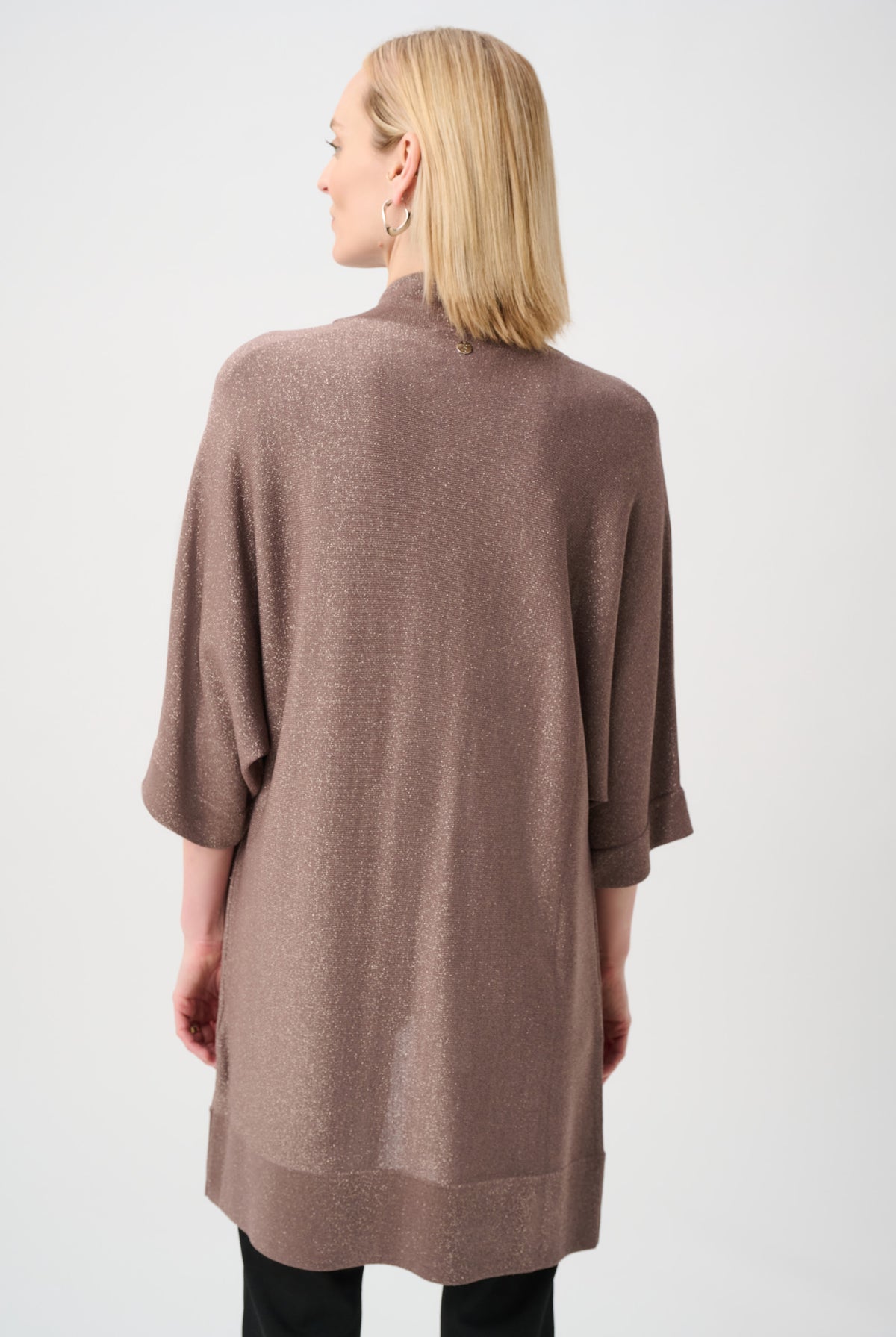 Joseph Ribkoff Embellished Sparkly Long Cardigan 254937F26, view 9