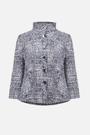 Joseph Ribkoff Millennium Abstract Print Trapeze Jacket-261003