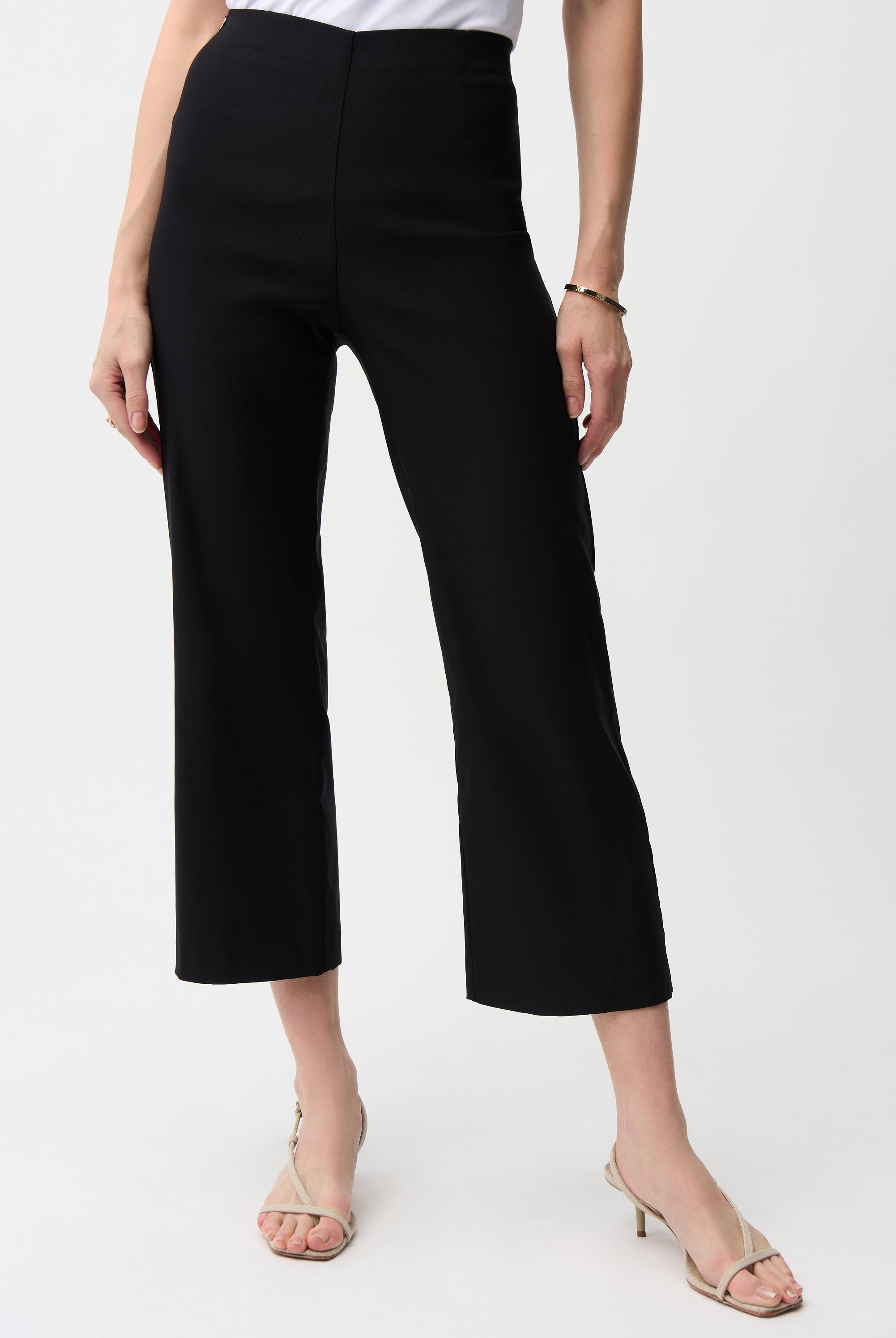 Soft Micro Twill Pull-On Culotte Pants