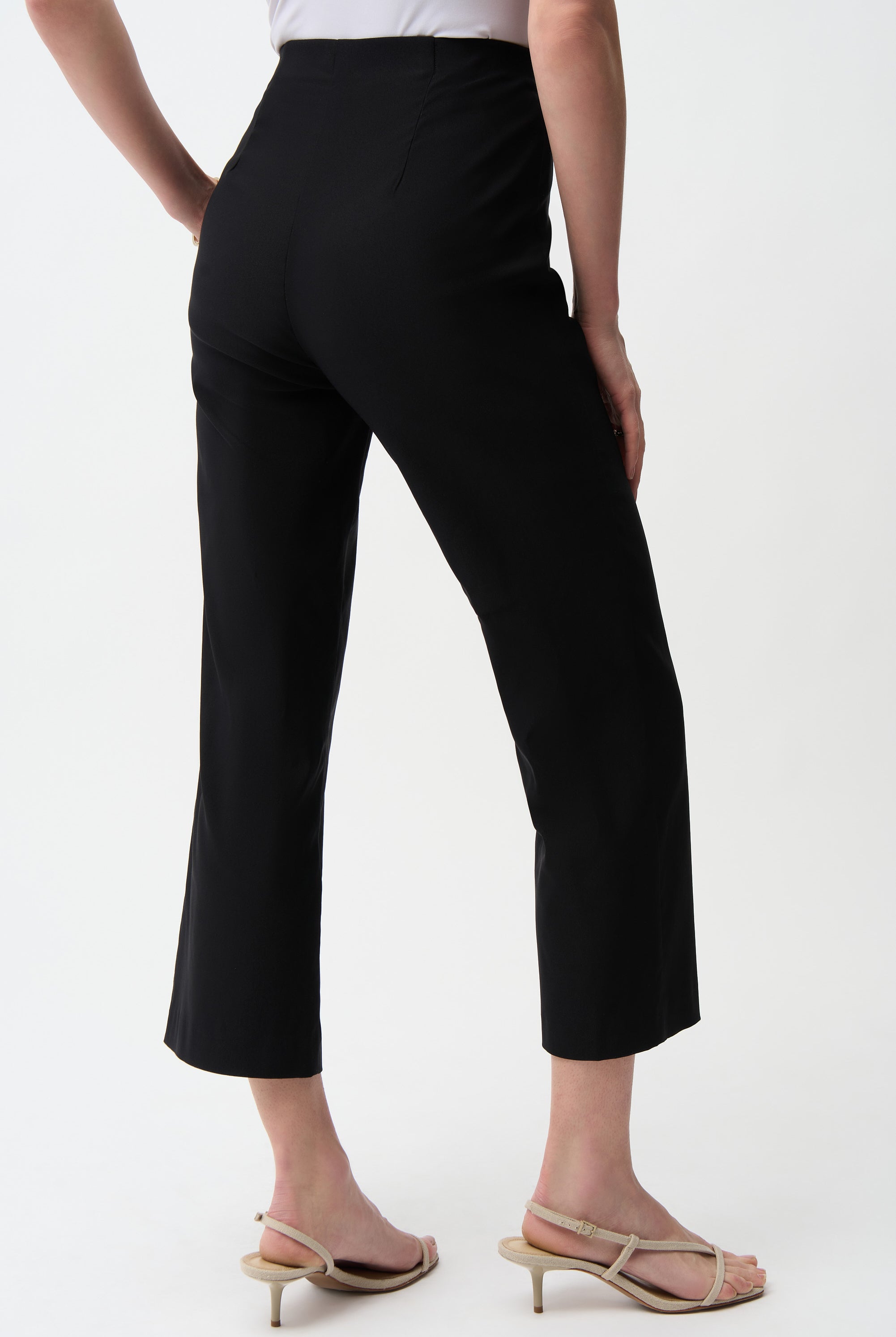 Soft Micro Twill Pull-On Culotte Pants