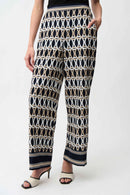 Joseph Ribkoff Woven Geometric Print Wide Leg-261058