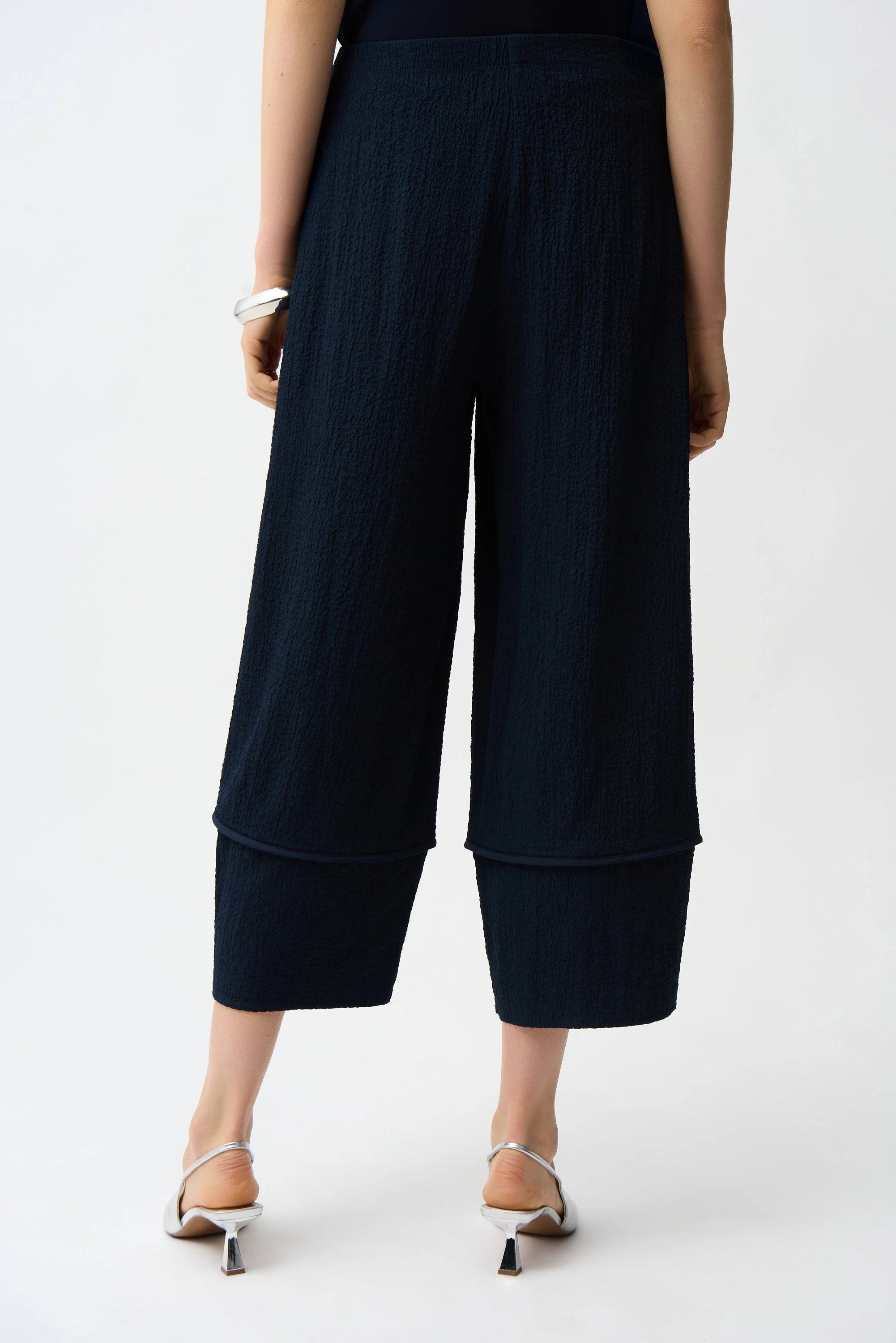 Joseph Ribkoff Seersucker Balloon Pull-On Pants-261062